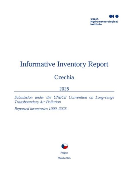 úvodní stránka zprávy